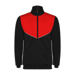 Trainingspakje van polyester met gepaste kleuren 225 g/m² Roly kleur rood