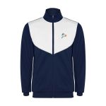 Trainingspakje van polyester met gepaste kleuren 225 g/m² Roly kleur wit weergave zeefdruk