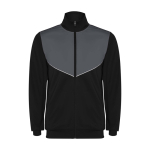 Trainingspakje van polyester met gepaste kleuren 225 g/m² Roly kleur donkergrijs