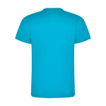 T-shirt voor kinderen van katoen in tricot 165 g/m² Roly kleur turkoois tweede weergave achterkant