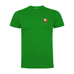 T-shirt voor kinderen van katoen in tricot 165 g/m² Roly kleur gras groen weergave zeefdruk