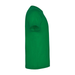 T-shirt voor kinderen van katoen in tricot 165 g/m² Roly kleur tropisch groen tweede weergave met zijkant