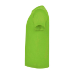 T-shirt voor kinderen van katoen in tricot 165 g/m² Roly kleur limoen groen weergave zijkant
