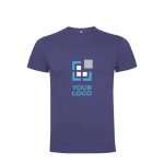 T-shirt voor kinderen van katoen in tricot 165 g/m² Roly met afdrukgebied