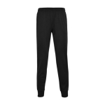 Unisex sportbroek van polyester met elastische taille 220 g/m2 Roly kleur zwart