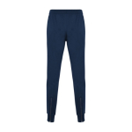 Unisex sportbroek van polyester met elastische taille 220 g/m2 Roly kleur marineblauw tweede weergave achterkant