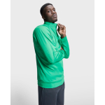 Sporttrui met halve rits van polyester 200 g/m2 Roly kleur koningsblauw luxe weergave