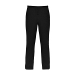 Regular fit broek van katoen en polyester, unisex 280 g/m2 Roly kleur zwart