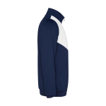 Unisex tweekleurig trainingspak van polyester 225 g/m² Roly kleur wit tweede weergave met zijkant