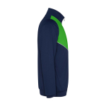 Unisex tweekleurig trainingspak van polyester 225 g/m² Roly kleur groen tweede weergave met zijkant