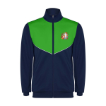 Unisex tweekleurig trainingspak van polyester 225 g/m² Roly kleur groen weergave zeefdruk