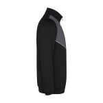 Unisex tweekleurig trainingspak van polyester 225 g/m² Roly kleur donkergrijs tweede weergave met zijkant