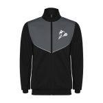 Unisex tweekleurig trainingspak van polyester 225 g/m² Roly kleur donkergrijs weergave zeefdruk