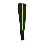 Unisex tweekleurig trainingspak van polyester 225 g/m² Roly kleur limoen groen vierde weergave zijkant