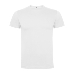 Katoenen T-shirt met korte mouwen voor mannen 165 g/m2 Roly kleur wit