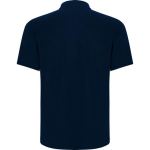 Unisex polo van katoen en polyester met zak 190 g/m2 Roly kleur marineblauw tweede weergave achterkant