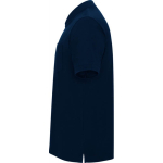 Unisex polo van katoen en polyester met zak 190 g/m2 Roly kleur marineblauw weergave zijkant