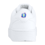 Unisex witte sneakers in casual stijl met rubberen zool Roly kleur wit
