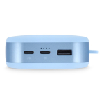 Rechthoekige powerbank voor het opladen van 3 apparaten tegelijk 20W achtste weergave