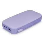 Rechthoekige powerbank voor het opladen van 3 apparaten tegelijk 20W