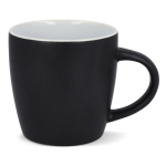 Keramische mok met matte afwerking in meerdere kleuren 350ml kleur zwart
