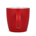 Keramische mok met matte afwerking in meerdere kleuren 350ml kleur rood derde weergave