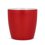 Keramische mok met matte afwerking in meerdere kleuren 350ml kleur rood vierde weergave