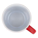Keramische mok met matte afwerking in meerdere kleuren 350ml kleur rood vijfde weergave