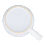 Keramische mok met matte afwerking in meerdere kleuren 350ml kleur wit zesde weergave