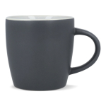 Keramische mok met matte afwerking in meerdere kleuren 350ml kleur grijs tweede weergave