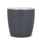 Keramische mok met matte afwerking in meerdere kleuren 350ml kleur grijs vierde weergave