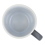 Keramische mok met matte afwerking in meerdere kleuren 350ml kleur grijs vijfde weergave