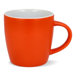 Keramische mok met matte afwerking in meerdere kleuren 350ml kleur oranje
