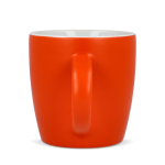Keramische mok met matte afwerking in meerdere kleuren 350ml kleur oranje derde weergave