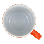 Keramische mok met matte afwerking in meerdere kleuren 350ml kleur oranje vijfde weergave