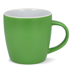 Keramische mok met matte afwerking in meerdere kleuren 350ml kleur limoen groen