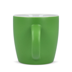 Keramische mok met matte afwerking in meerdere kleuren 350ml kleur limoen groen derde weergave