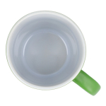 Keramische mok met matte afwerking in meerdere kleuren 350ml kleur limoen groen vijfde weergave