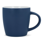 Keramische mok met matte afwerking in meerdere kleuren 350ml kleur donkerblauw tweede weergave