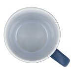Keramische mok met matte afwerking in meerdere kleuren 350ml kleur donkerblauw vijfde weergave
