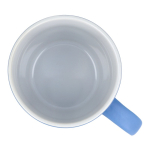 Keramische mok met matte afwerking in meerdere kleuren 350ml kleur lichtblauw vijfde weergave
