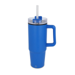 Roestvrijstalen beker geschikt voor bekerhouders 800 ml kleur blauw