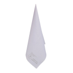Microvezeldoekje van RPET voor bril of schermen 15x15 cm kleur wit vierde weergave