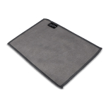 Microvezeldoekje van RPET voor bril of schermen 13x18 cm kleur wit