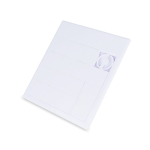 Compacte schuifpuzzel van gerecycled plastic kleur wit