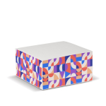 Notitieblok van 420 blanco FSC-gecertificeerde vellen 10x10x5 cm