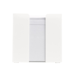 Notitieblok van 800 blanco FSC-vellen in kubusdoos 10x10x10 cm kleur wit tweede weergave