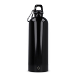 Fles van gerecycled roestvrij staal in metallic kleuren 750 ml kleur wit tweede weergave