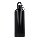 Fles van gerecycled roestvrij staal in metallic kleuren 750 ml kleur wit vierde weergave