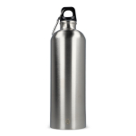 Fles van gerecycled roestvrij staal in metallic kleuren 750 ml kleur wit tweede weergave